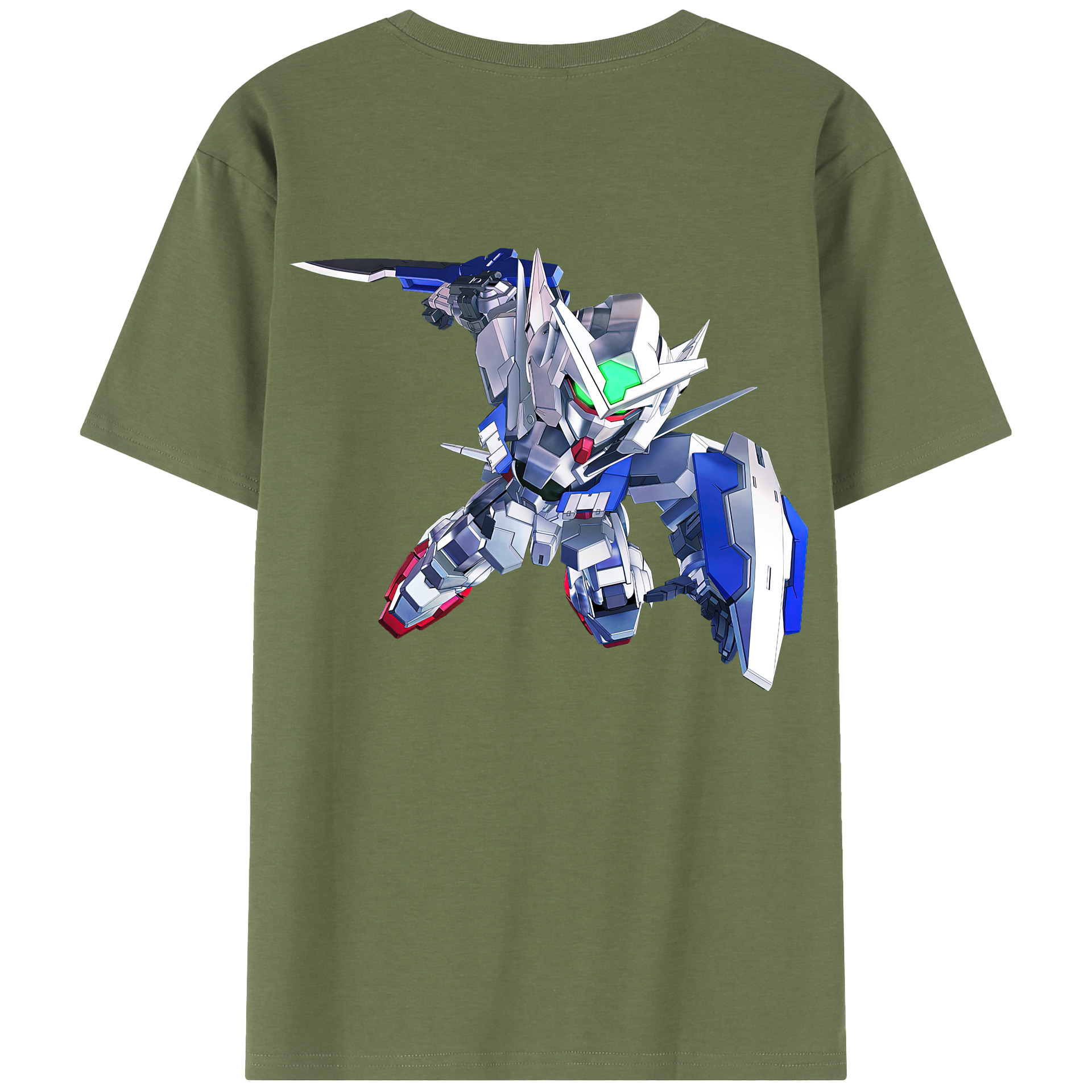（画像用） 機動戦士ガンダム Mobile Suit Gundam 綿100％半袖Tシャツ（背面プリント）